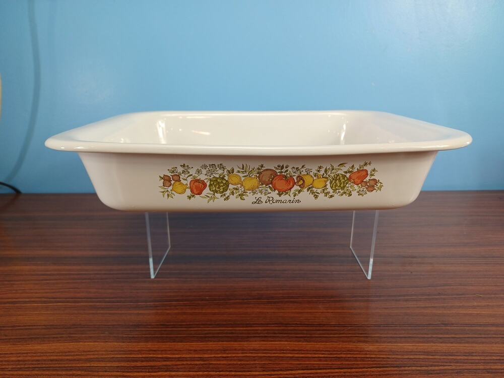 Vintage Corning Ware Spice O' Life Le Romarin A-21 Rectangle Lasagna Brownie Pan